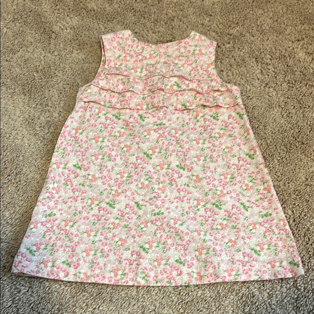 Baby Girls Cherokee Ditsy Floral Pink Sleeveless  Dress size 12 months